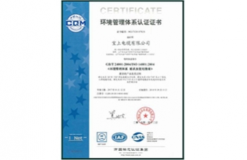 蜜桃免费视频网站環境管理體係認證證書